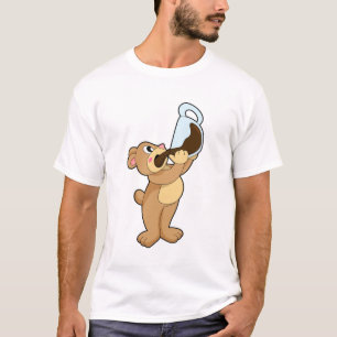 Bear with Coffee Cup T-Shirt