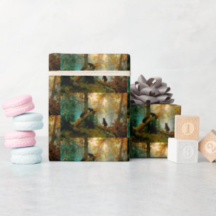 Bear with Cubs in a Pine Forest Ivan Shishkin 1889 Wrapping Paper