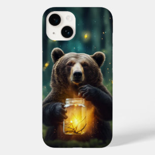 Bear With Fireflies In Jar Case-Mate iPhone 14 Case