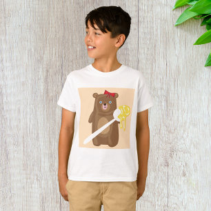 Bear With Honey Boys T-Shirt