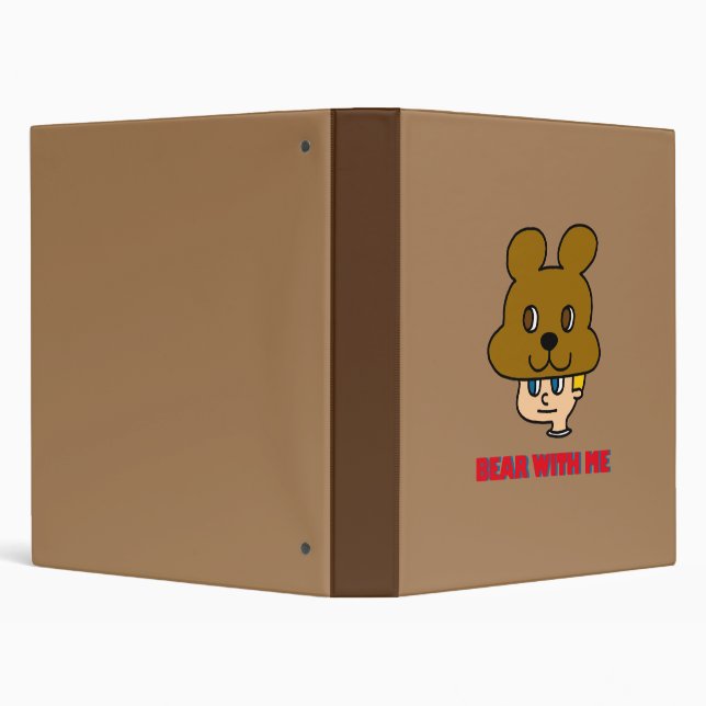 Bear with Me 3 Ring Binder (Background)