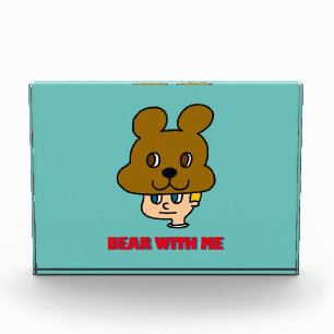 Bear with Me Acrylic Award