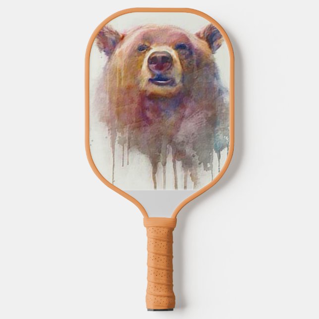 "Bear with me" Pickleball Paddle (Front)