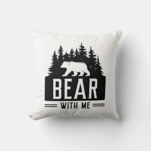 Bear With Me Throw Pillow