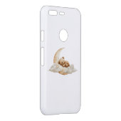 Bear with Pixel Phone Back Cover (Back/Right)