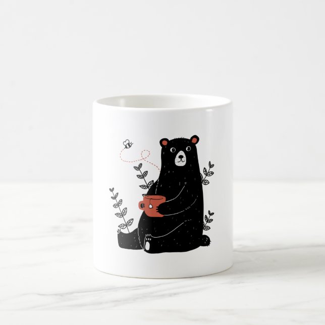 Bear With Tea Coffee Mug (Center)