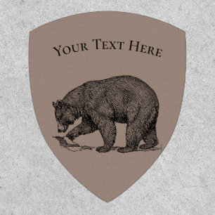 Bear with Text Patch