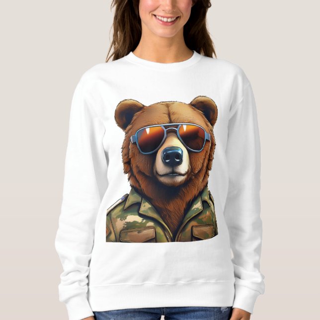 Bear with uniform sweatshirt (Front)