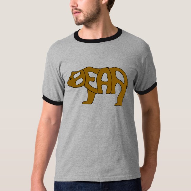 Bear Word Color T-Shirt (Front)