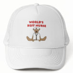 Bear World's Best Nurse T-shirts and Gifts Trucker Hat