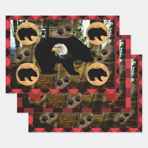 Bear Wrapping Paper Sheets