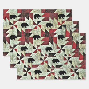 Bear Wrapping Paper Sheets