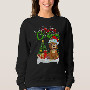 Bear Xmas Decorations Santa Bear Christmas Sweatshirt