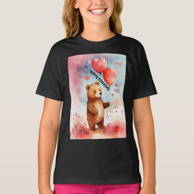 Bear-y Happy Birthday Tee (Front)