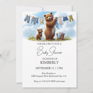 Bear-y Special Moments A Mother's Love Invitation