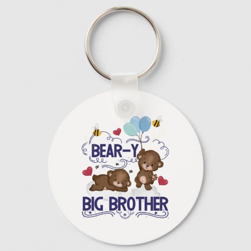 Bear_y Very Big Brother Sibling Pun Keychain