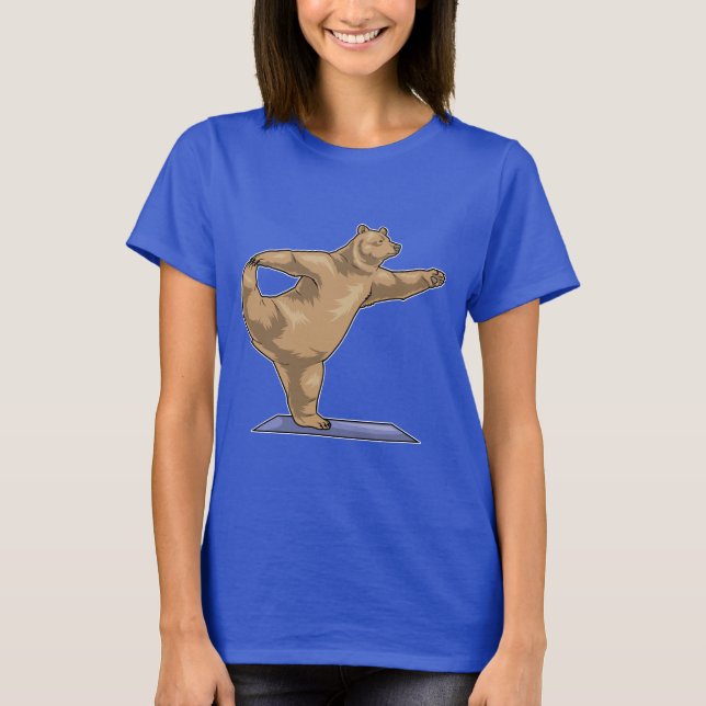 Bear Yoga Yoga mat T-Shirt (Front)
