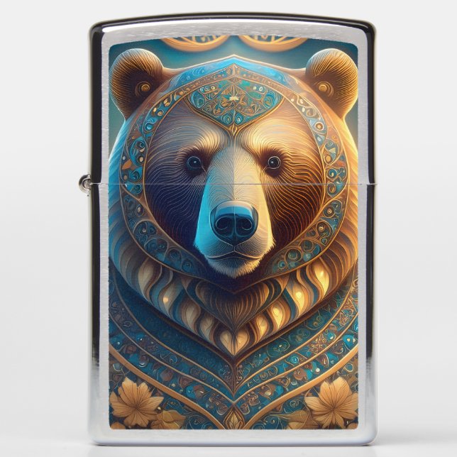 Bear  zippo lighter (Front)
