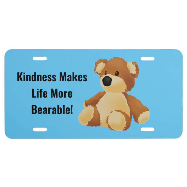 Bearable License Plate (Front)