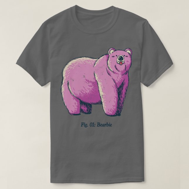 Bearbie Pink Bear by Tobe Fonseca T-Shirt (Design Front)