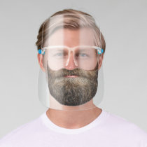 Beard and Mustache Disguise Face Shield