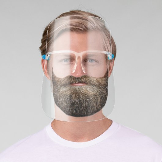Beard and Mustache Disguise Face Shield (Insitu)