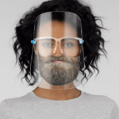 Beard and Mustache Disguise Face Shield (Insitu)