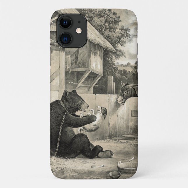 Beard - Bear, Dog and Donkey Case-Mate iPhone Case (Back)