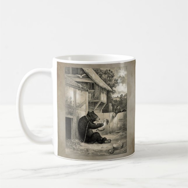 Beard - Bear, Dog and Donkey Coffee Mug (Left)