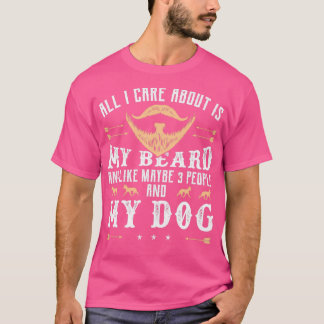 Beard Bearded Collie Mustache Facial Hair Gift 24 T-Shirt