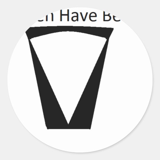 beard classic round sticker