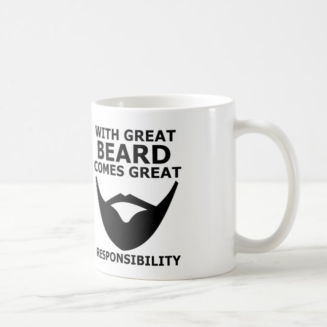 beard coffee mug (Right)