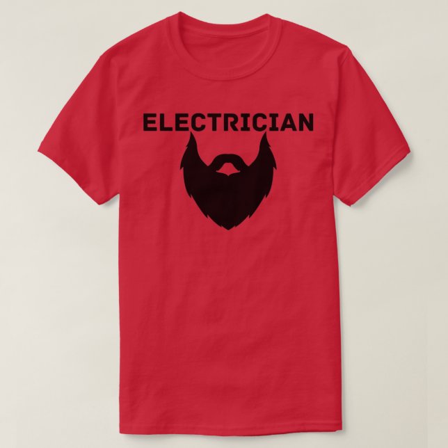 Beard Electrician Classic TShirt (Design Front)