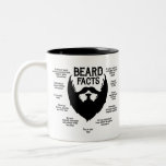 Beard Facts (black) Two-Tone Coffee Mug Beard Facts (black) Two-Tone Coffee Mug