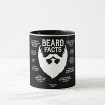 Beard Facts (white) Mug