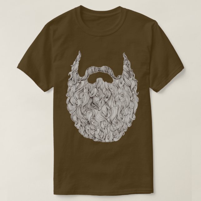 Beard Gang Full Beard T-Shirt (Design Front)