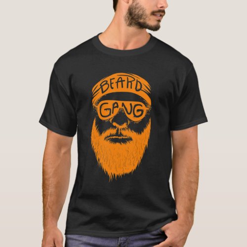 Beard Gang  Great Mens Beard Club Gift T_Shirt
