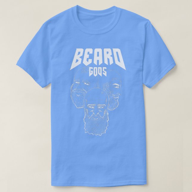 Beard Gods Beard Lovers Donx27t Shave Funny Beard  T-Shirt (Design Front)