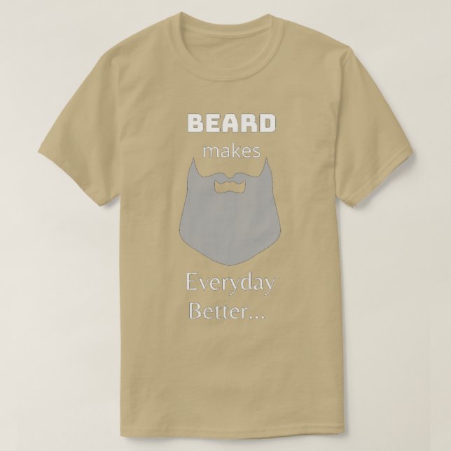 Beard grow it with pride 4 T-Shirt (Design Front)