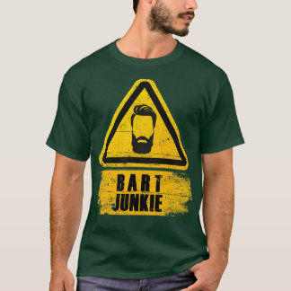 Beard Junkie Beard Bearer Beard Grooming Barber Sh T-Shirt