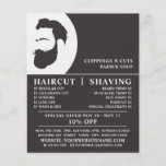 Beard Logo, Men's Barbers Advertising Flyer<br><div class="desc">Beard Logo,  Men's Barbers Advertising Flyers By The Business Card Store.</div>