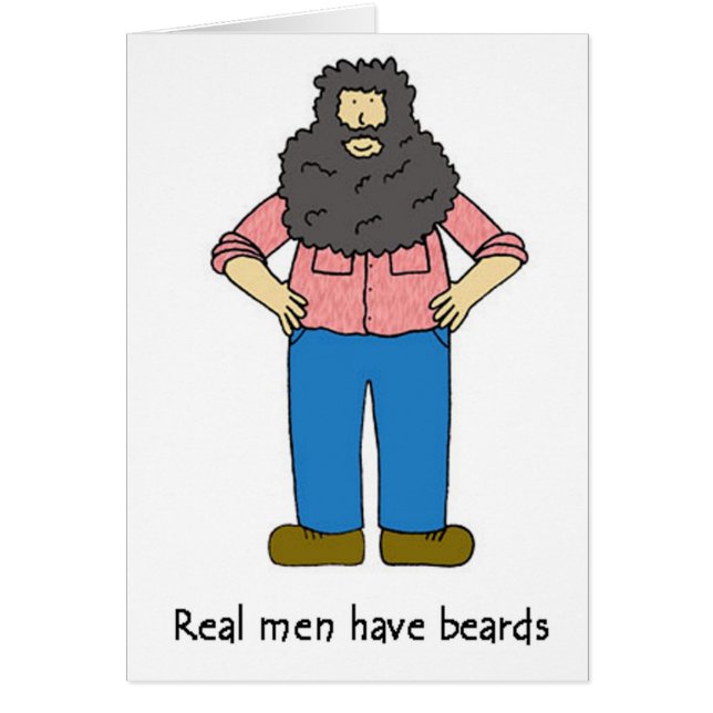 Beard Lover  Cartoon Humor (Front)