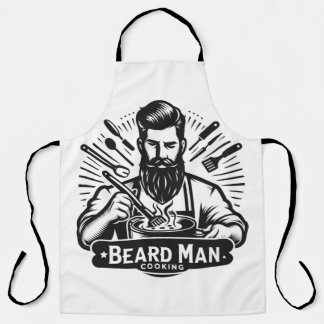 Beard Man Cooking Apron