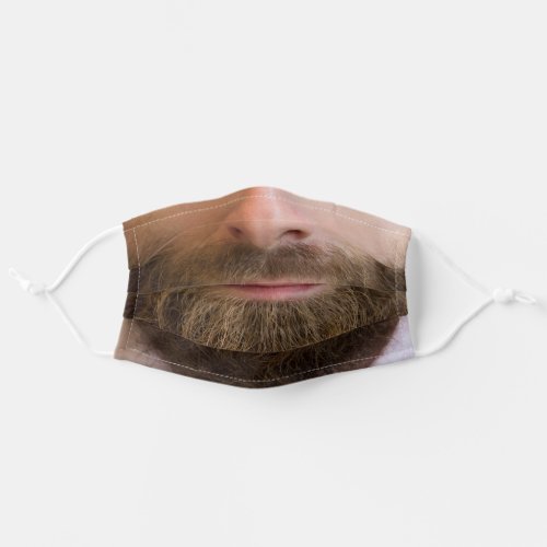 Beard Man Mouth Adult Cloth Face Mask