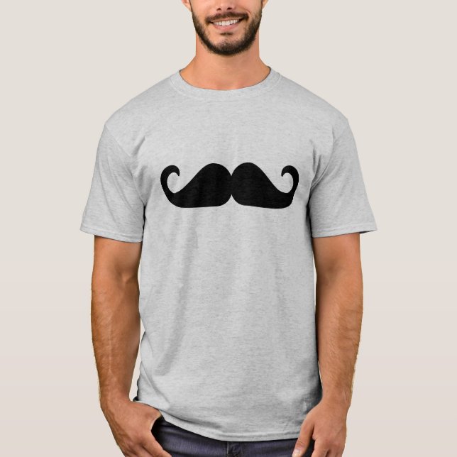 Beard - Mustache T-Shirt (Front)