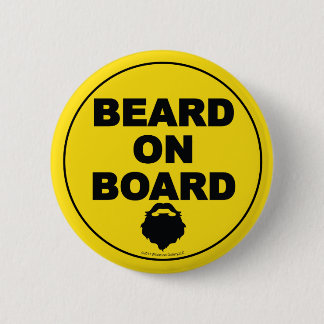 Beard on Board Button