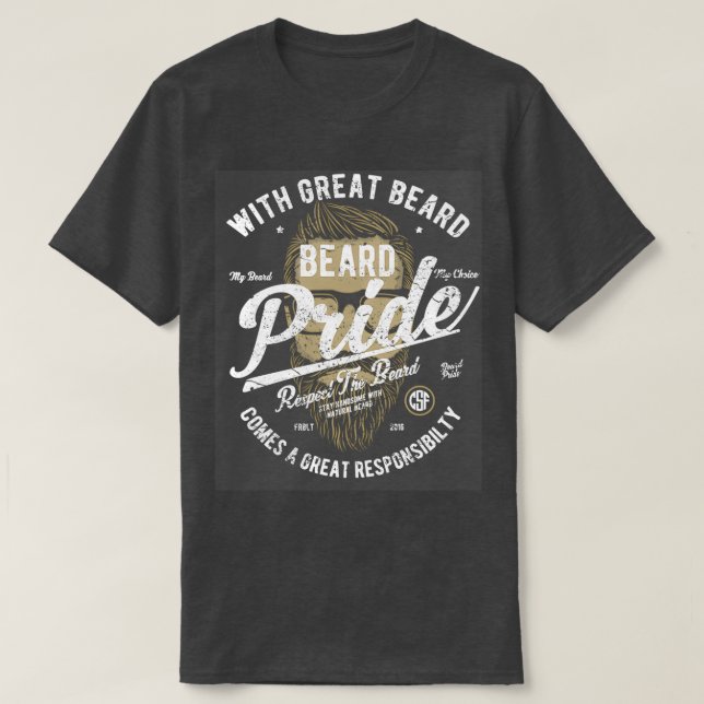 Beard Pride 11 T-Shirt (Design Front)