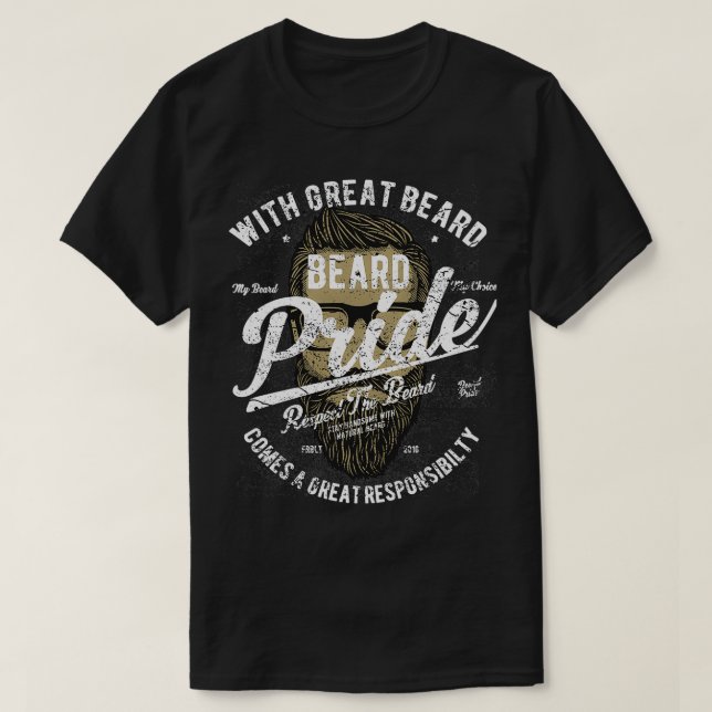 Beard Pride 9 T-Shirt (Design Front)