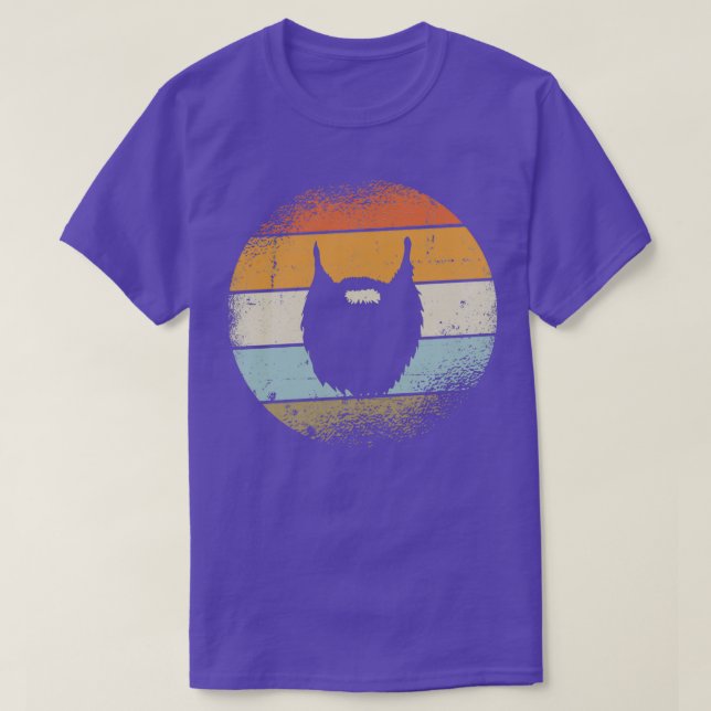 Beard Retro Design T-Shirt (Design Front)