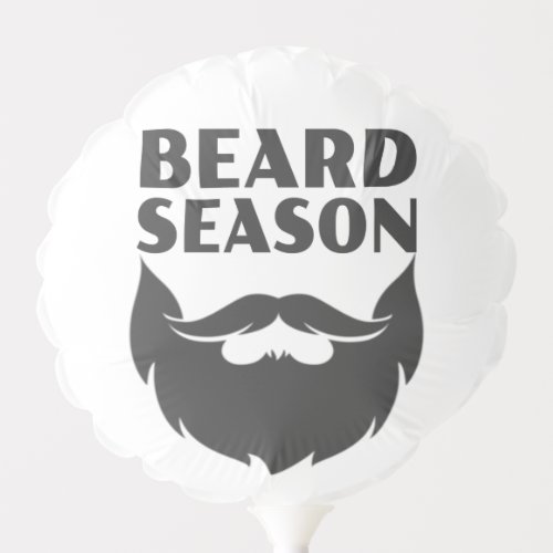 Beard Season Balloon